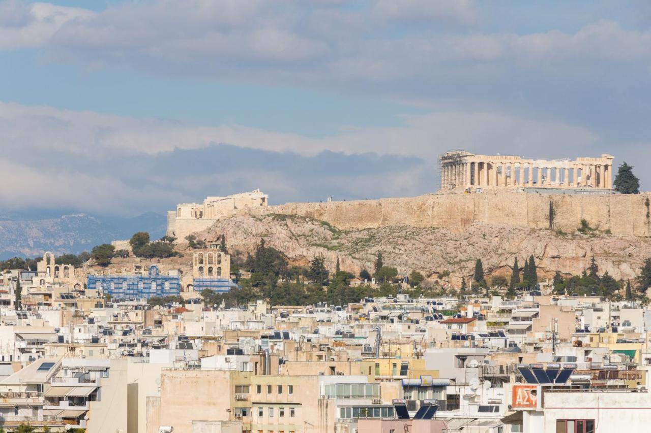 Breathtaking Acropolis View From An Elegant 3Br Apt アテネ エクステリア 写真
